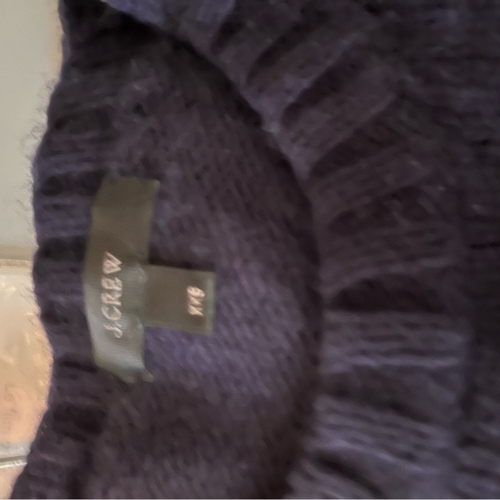J. Crew Navy Blue Crew Neck Sweater - Picture 4 of 5